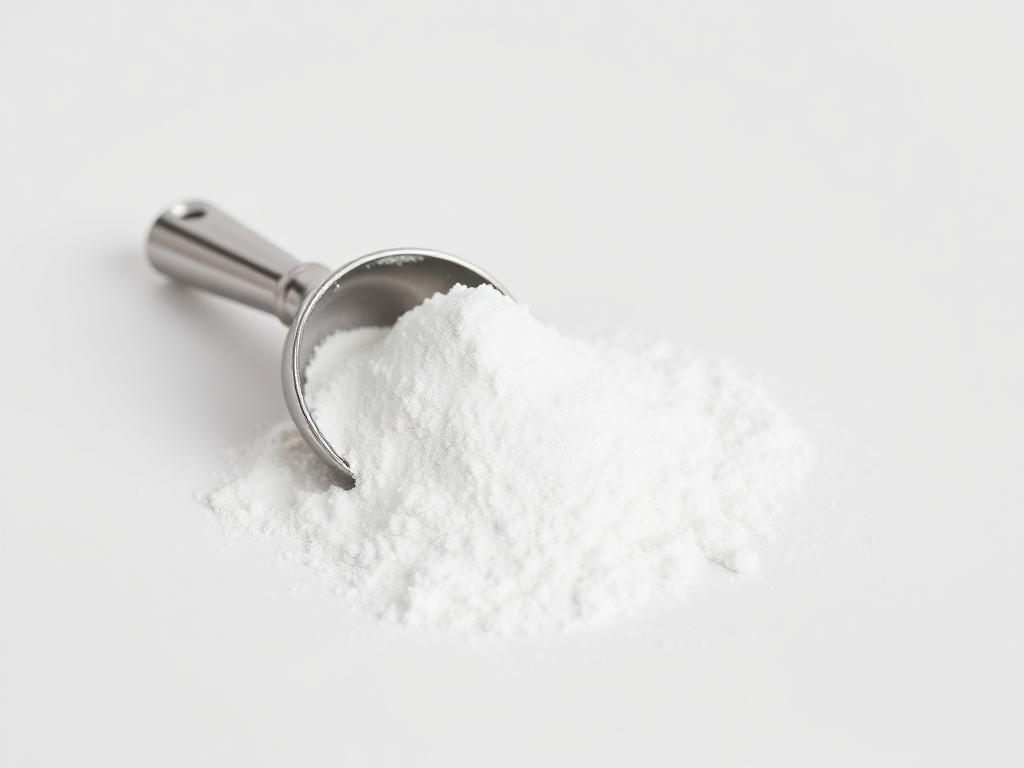 3-Fucosyllactose (3-FL) — studio photograph of the white to off-white spray-dried powder as supplied in bulk