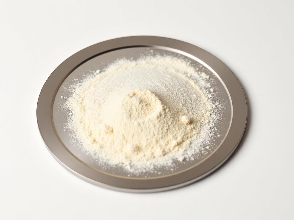 Acetyl Zingerone — studio photograph of the off-white to pale yellow powder as supplied in bulk