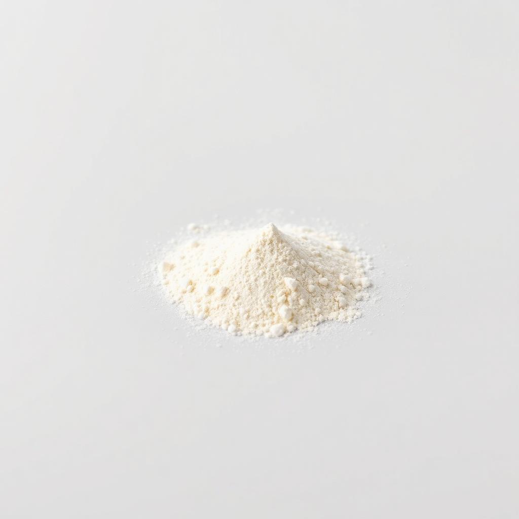 Acid Whey Powder shown as a neutral studio product photograph of the bulk material