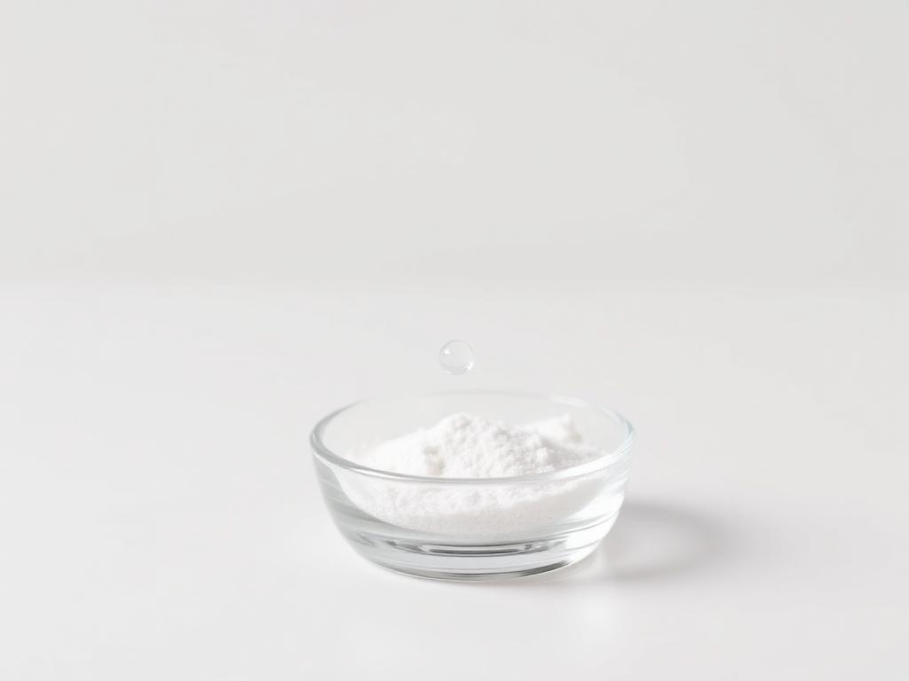 Studio category illustration for Cosmetic Active Ingredients — cosmetic serum droplet and fine active powder