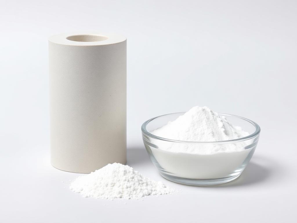 Alpha Gypsum — High-Strength Dense Casting Gypsum shown as an industrial studio product illustration