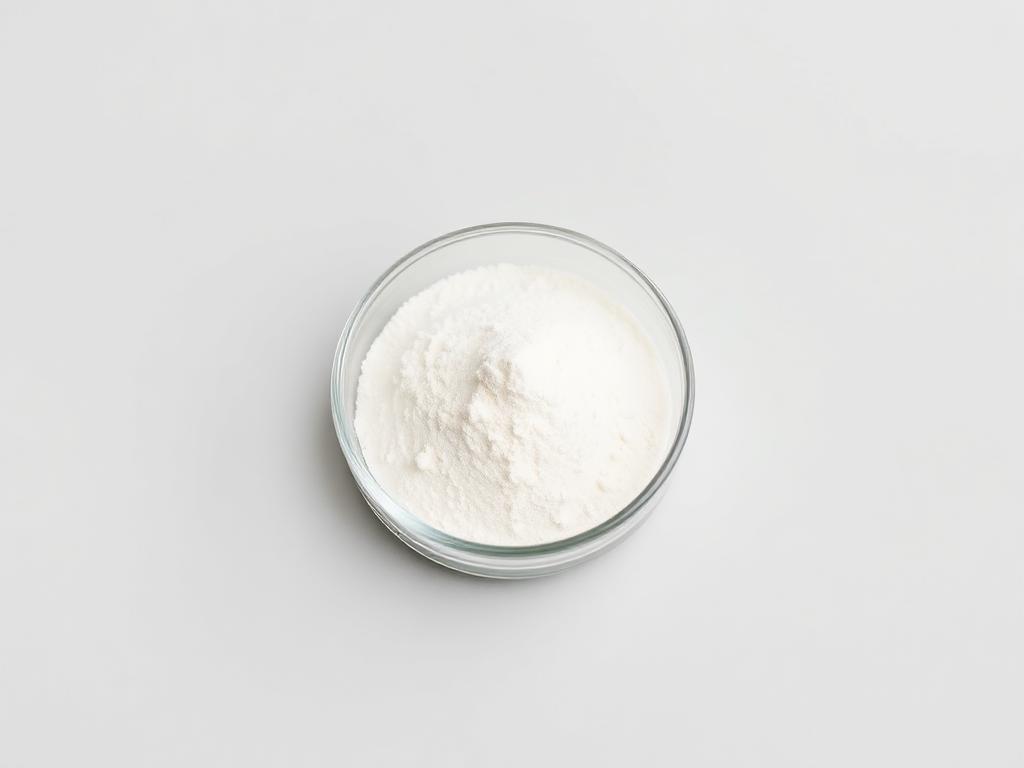 Alpha-Lactalbumin shown as a neutral studio product photograph of the bulk material