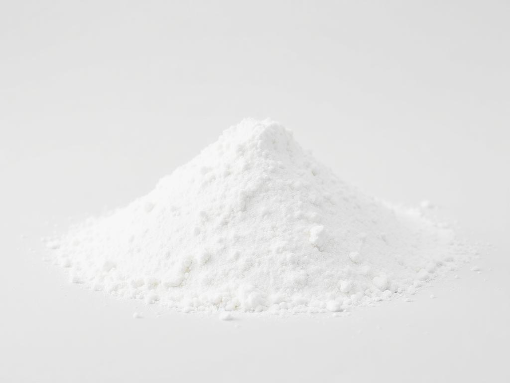 Ammonium Bicarbonate shown as a neutral studio product photograph of the bulk material