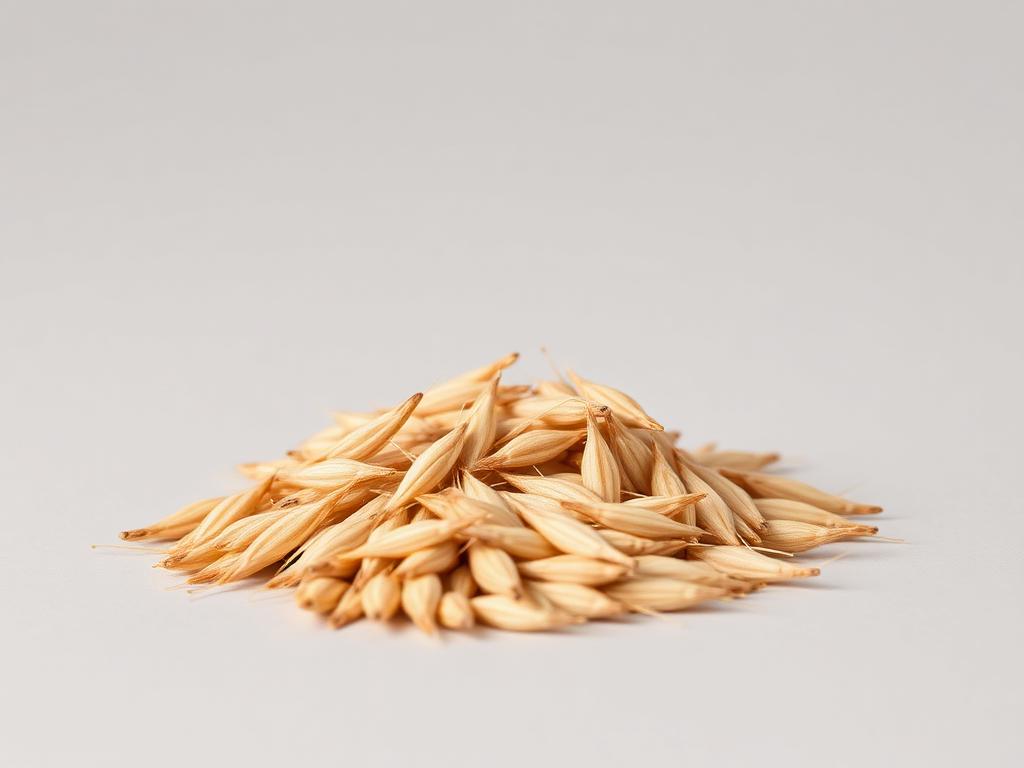Annual Ryegrass Seed shown as a neutral studio product photograph of the seed in bulk
