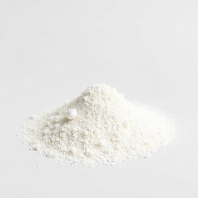 Antioxidant and process stabilizer powder shown as a neutral studio product photograph
