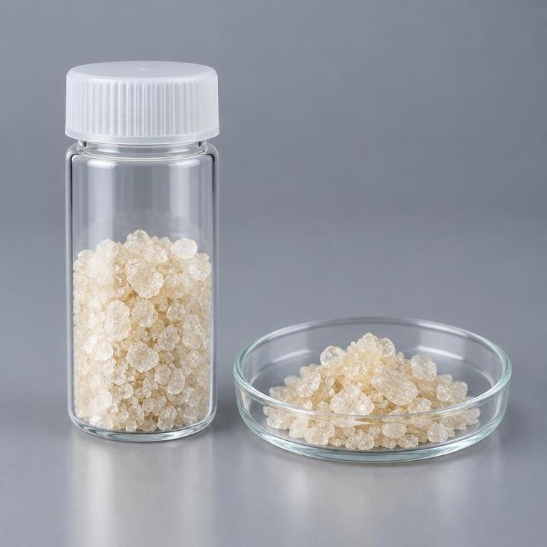 Illustrative laboratory sample representing Azamethiphos active ingredient material