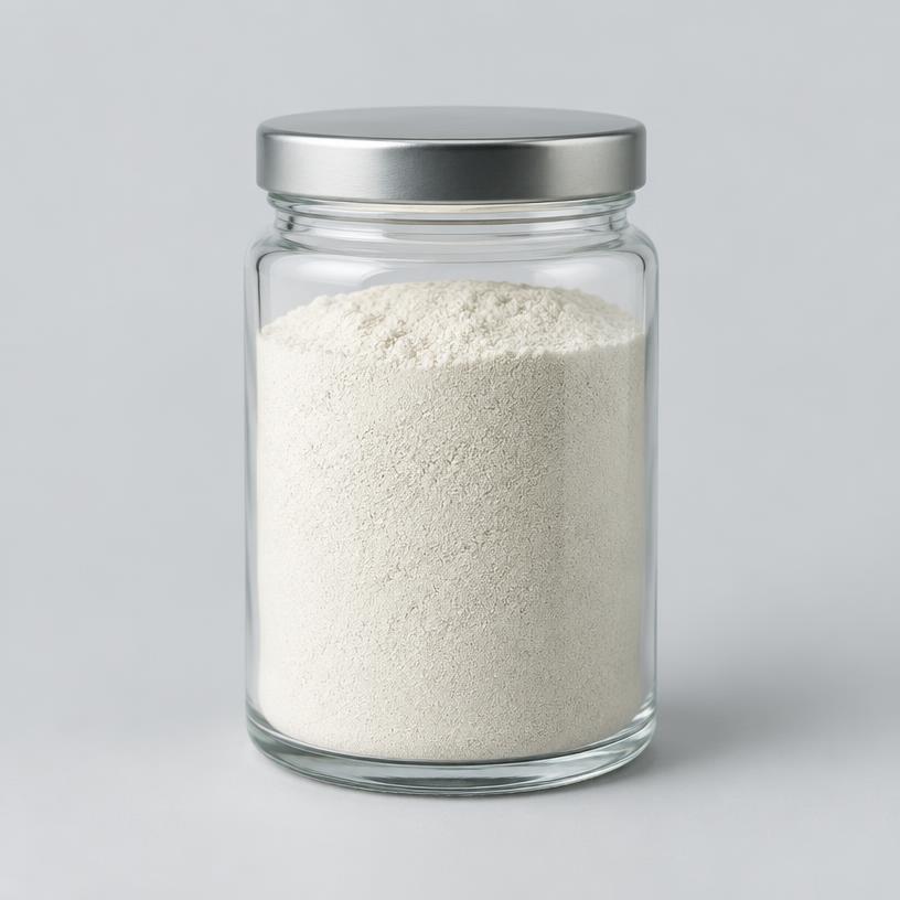 Bacillus Clausii — Supplement Grade — studio photograph of spore-form powder, presented as a B2B sourcing category illustration