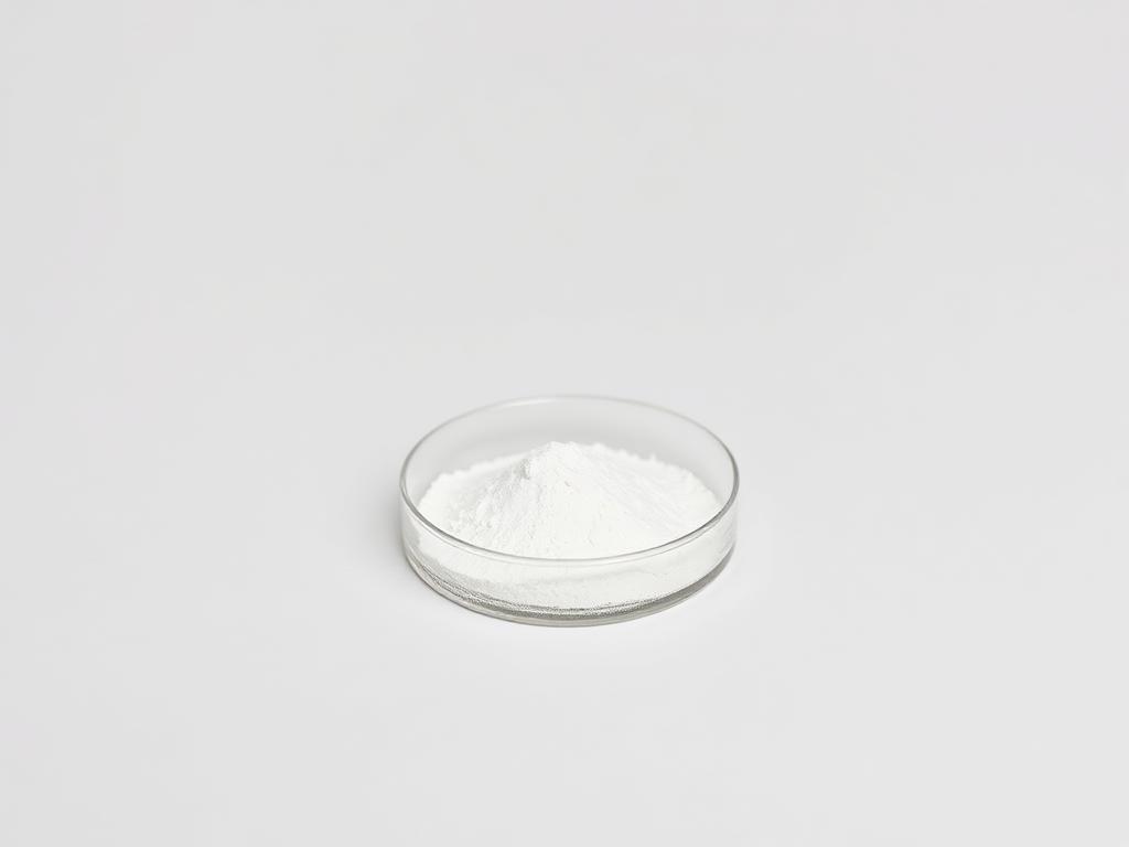 Benfotiamine shown as a neutral studio product photograph of the bulk material