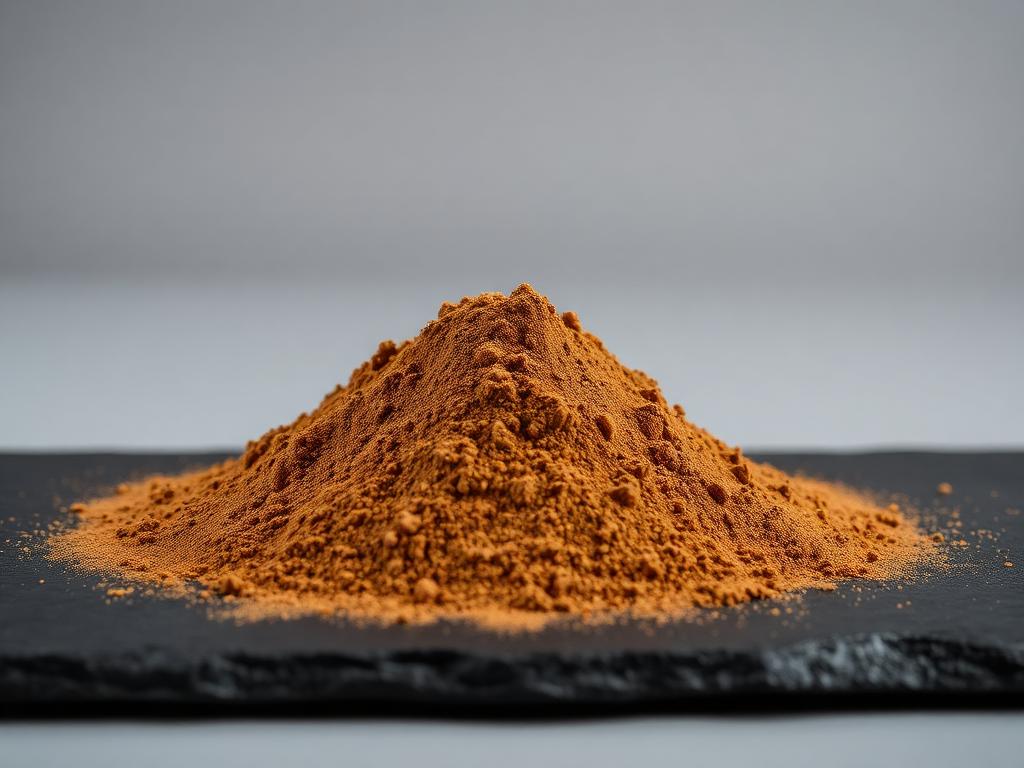 Bronze Powder — Cold Cast Bronze Face Coats shown as an industrial studio product illustration