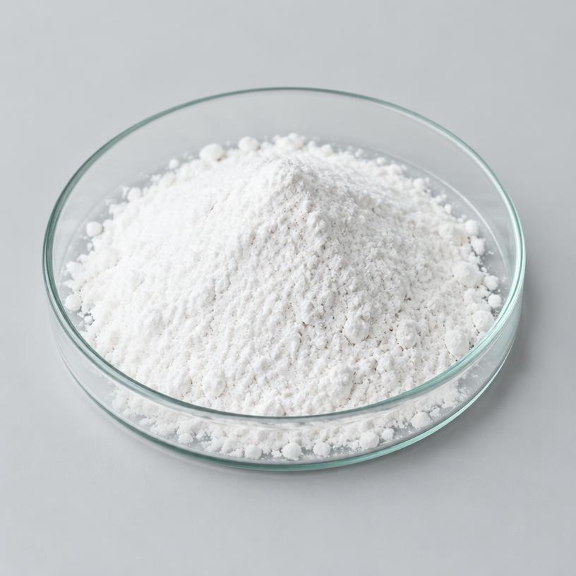 Calcium Aspartate — Food & Nutraceutical Grade — studio photograph of white powder, presented as a B2B sourcing category illustration