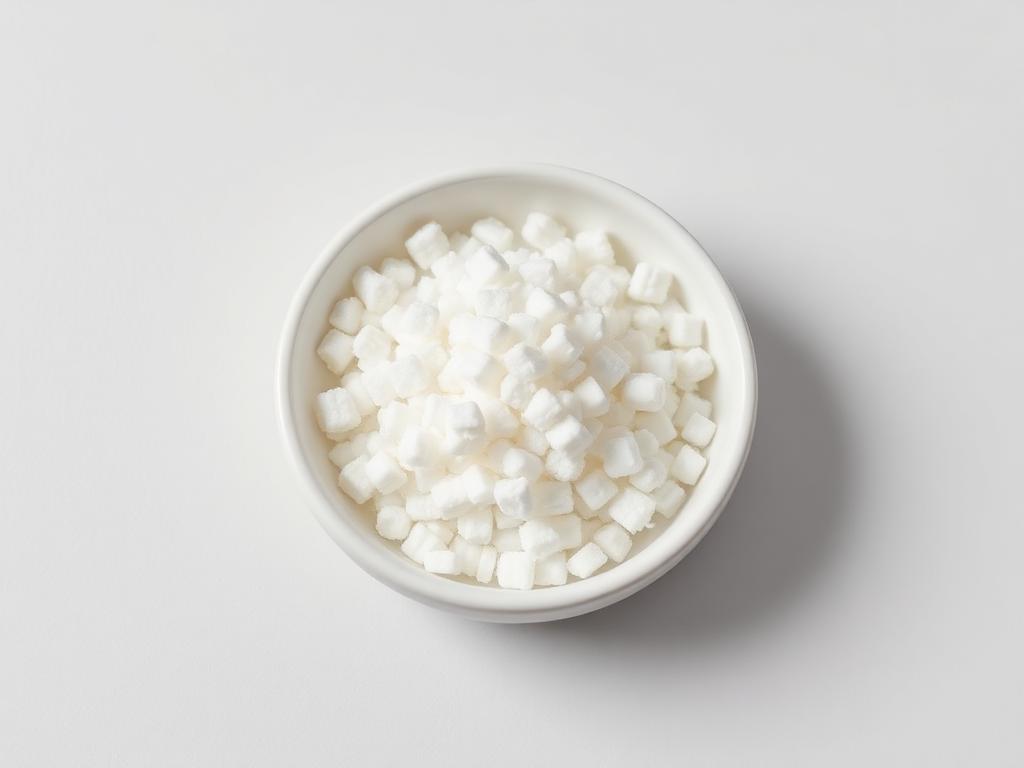 Calcium Chloride (Dairy Grade) shown as a neutral studio product photograph of the bulk material