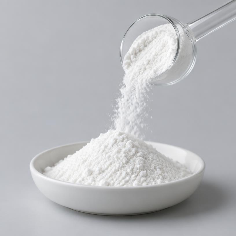 Calcium Citrate Malate — Food & Nutraceutical Grade — studio photograph of white powder, presented as a B2B sourcing category illustration