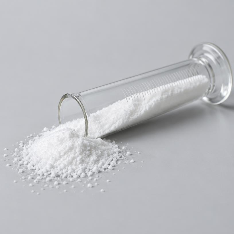 Calcium D-Pantothenate (Food Grade) — Food & Nutraceutical Grade — studio photograph of white crystalline powder, presented as a B2B sourcing category illustration