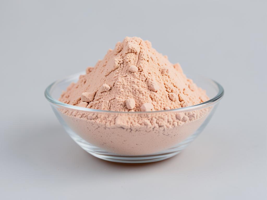 Camu Camu Fruit Powder shown as a fine dried fruit or vegetable powder in a shallow dish in a neutral studio photograph