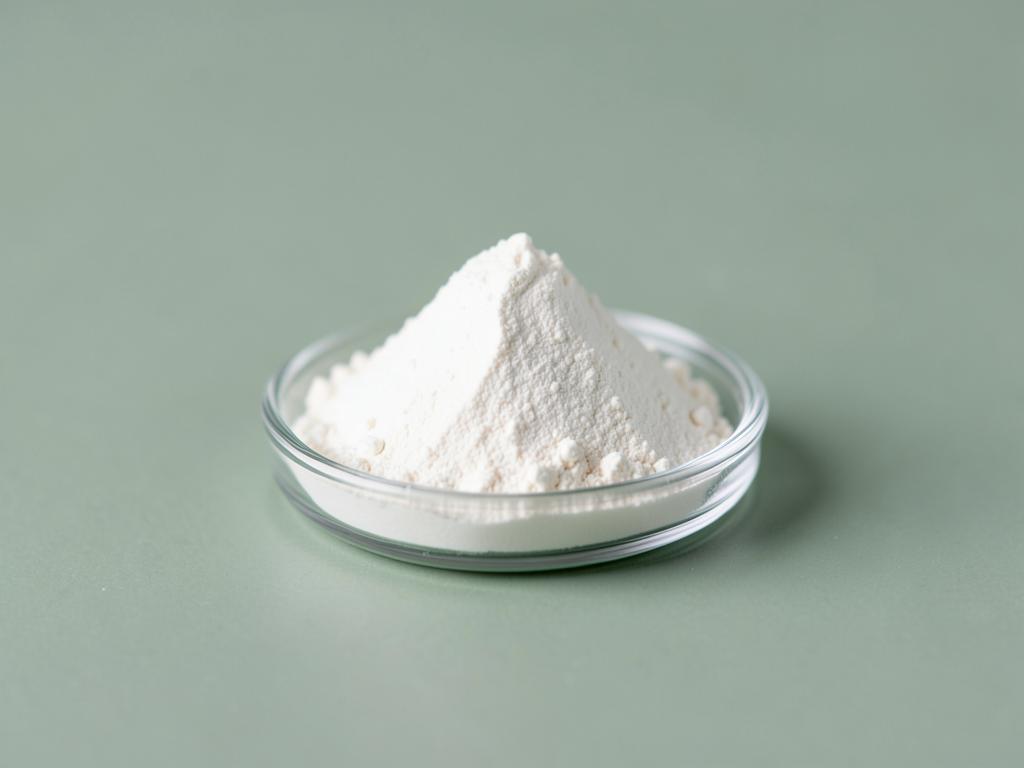 Ceramide AS shown as a neutral studio product photograph of the bulk material