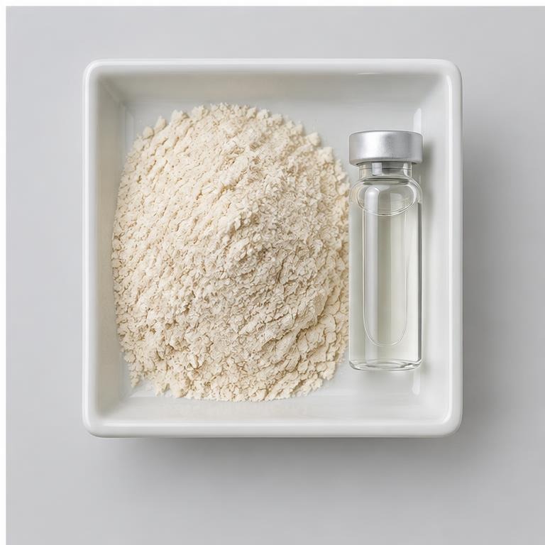 Ceramide NP / Tetrapeptide-30 Blend — studio illustration of format confirmed at quotation for specification-led B2B sourcing review