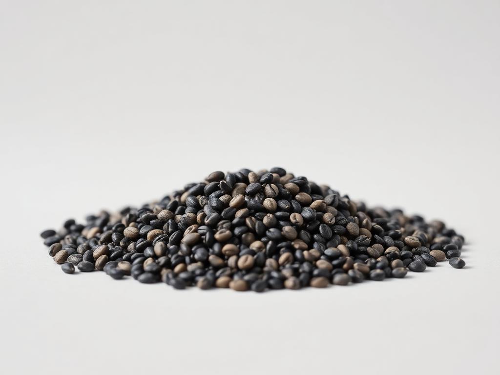 Chia Seed shown as a neutral studio product photograph of the seed in bulk