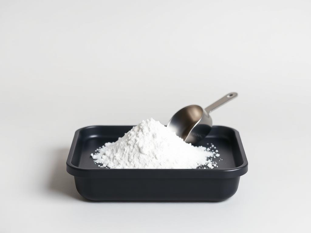 Citicoline shown as a neutral studio product photograph of the bulk material