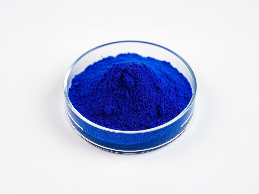 Copper Tripeptide-1 — studio photograph of the deep blue to violet powder as supplied in bulk