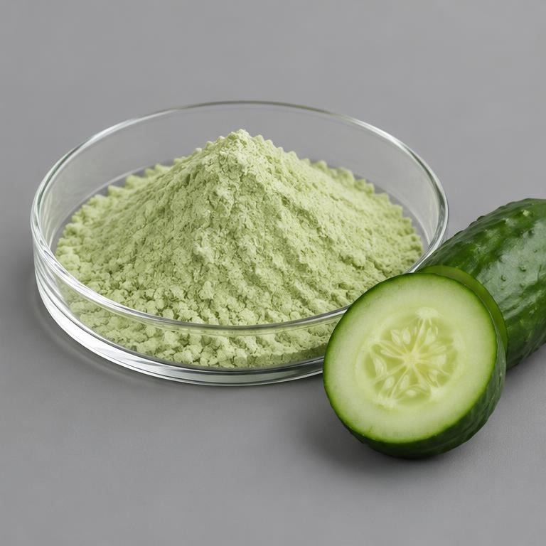 Cucumis Sativus (Cucumber) Fruit Extract — studio illustration of format confirmed at quotation for specification-led B2B sourcing review