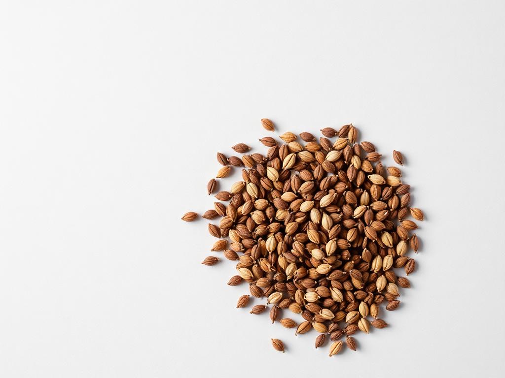 Cumin Seeds shown as a neutral studio product photograph of the bulk material