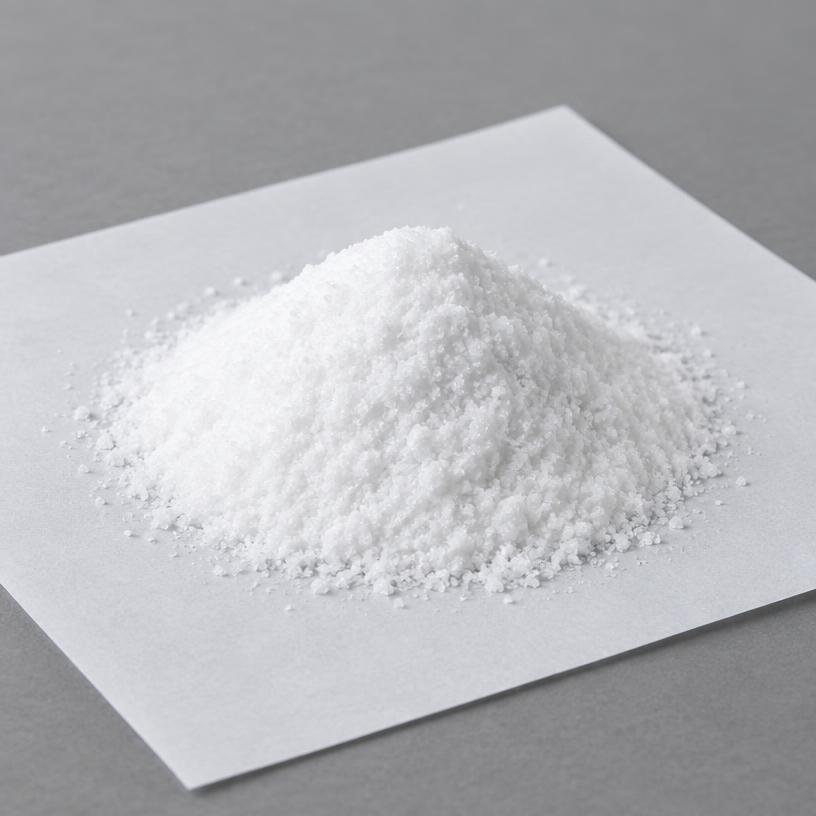 D-Chiro-Inositol — Supplement Grade — studio photograph of white crystalline powder, presented as a B2B sourcing category illustration