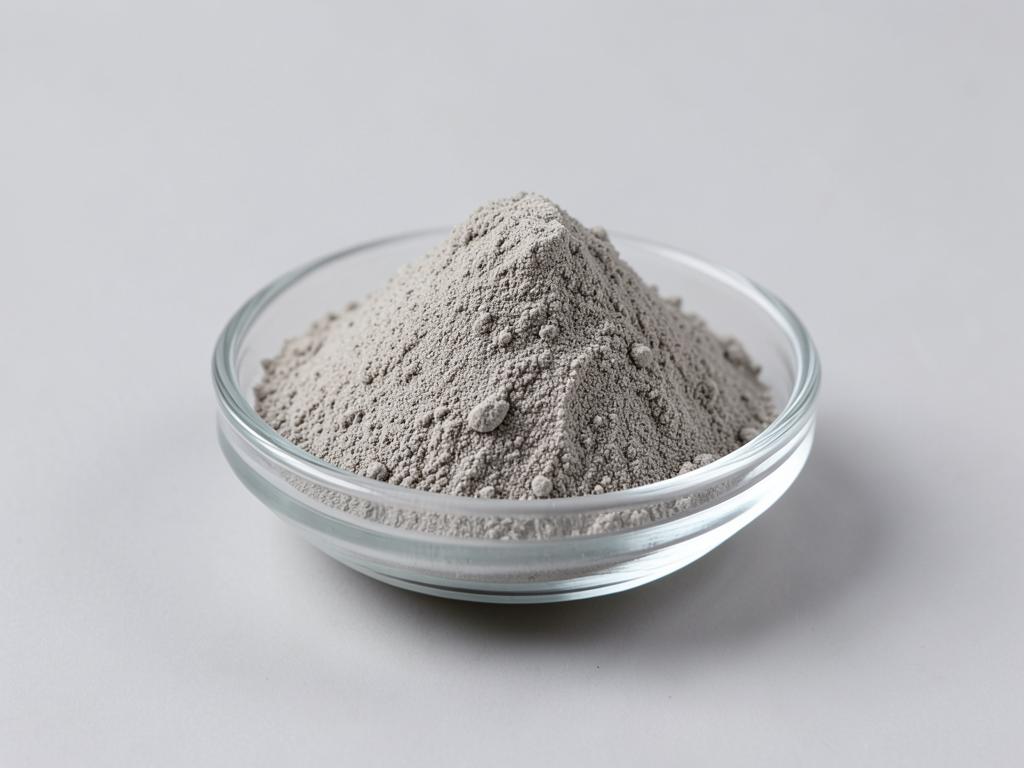 Dandelion Root Powder shown as a dried milled botanical powder in a shallow dish in a neutral studio photograph