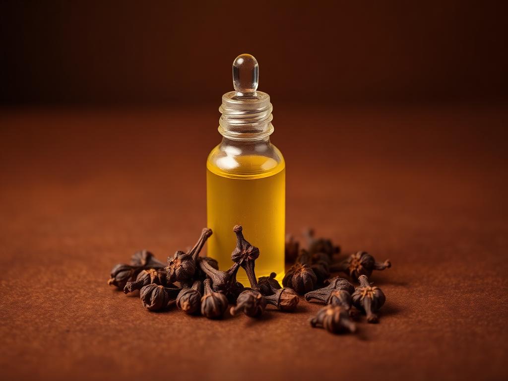 Eugenol — studio photograph of the pale yellow oily liquid as supplied in bulk