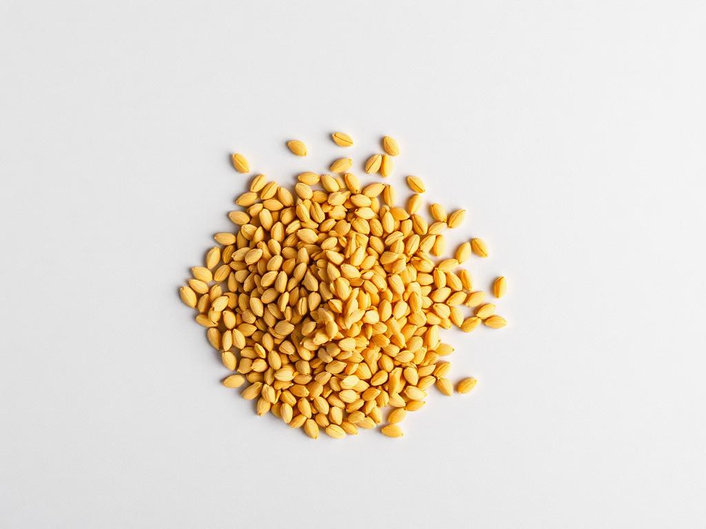 Fenugreek Seeds shown as a neutral studio product photograph of the bulk material