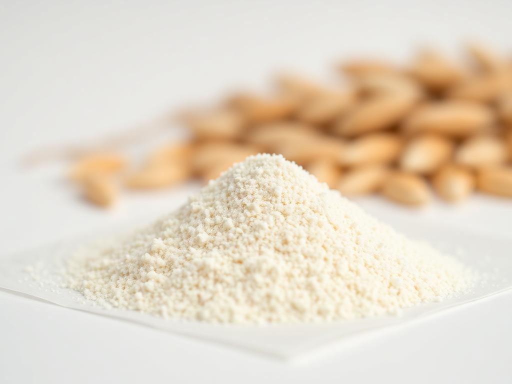 Ferulic Acid — studio photograph of the off-white to pale yellow powder as supplied in bulk