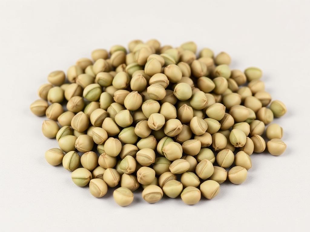 Forage Pea Seed shown as a neutral studio product photograph of the seed in bulk