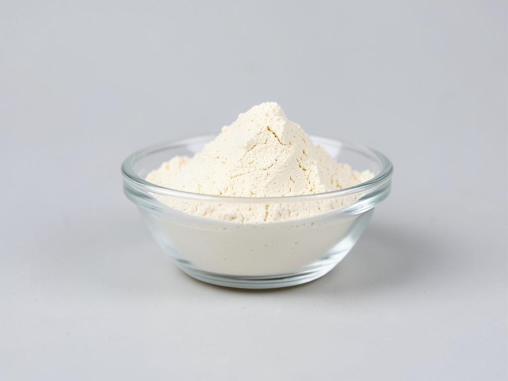 Garcinia Cambogia Extract (HCA) shown as a fine concentrated extract powder in a shallow dish in a neutral studio photograph