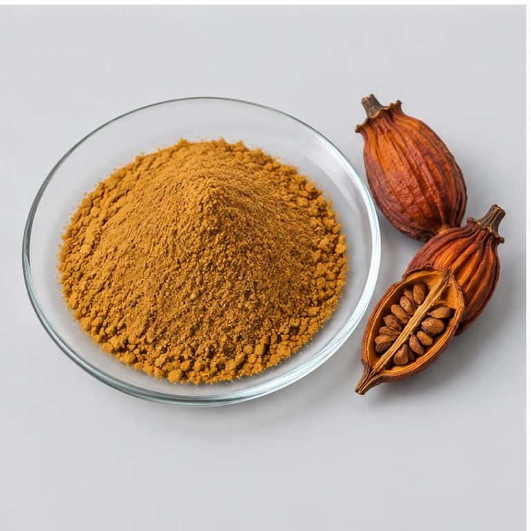 Gardenia Florida Fruit Extract — studio illustration of format confirmed at quotation for specification-led B2B sourcing review
