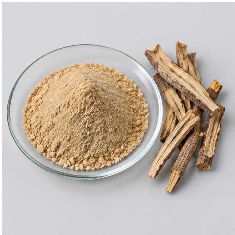 Gentiana Scabra Root Extract — studio illustration of format confirmed at quotation for specification-led B2B sourcing review