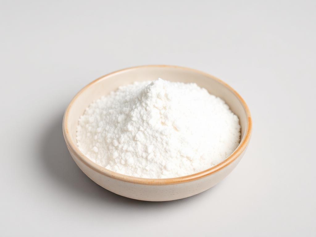 Glucono Delta-Lactone (GDL) shown as a neutral studio product photograph of the bulk material