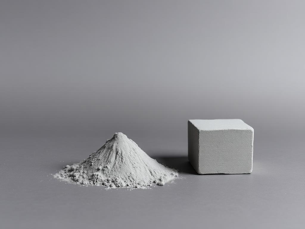 Grey Portland Cement — General Purpose Hydraulic Binder shown as an industrial studio product illustration