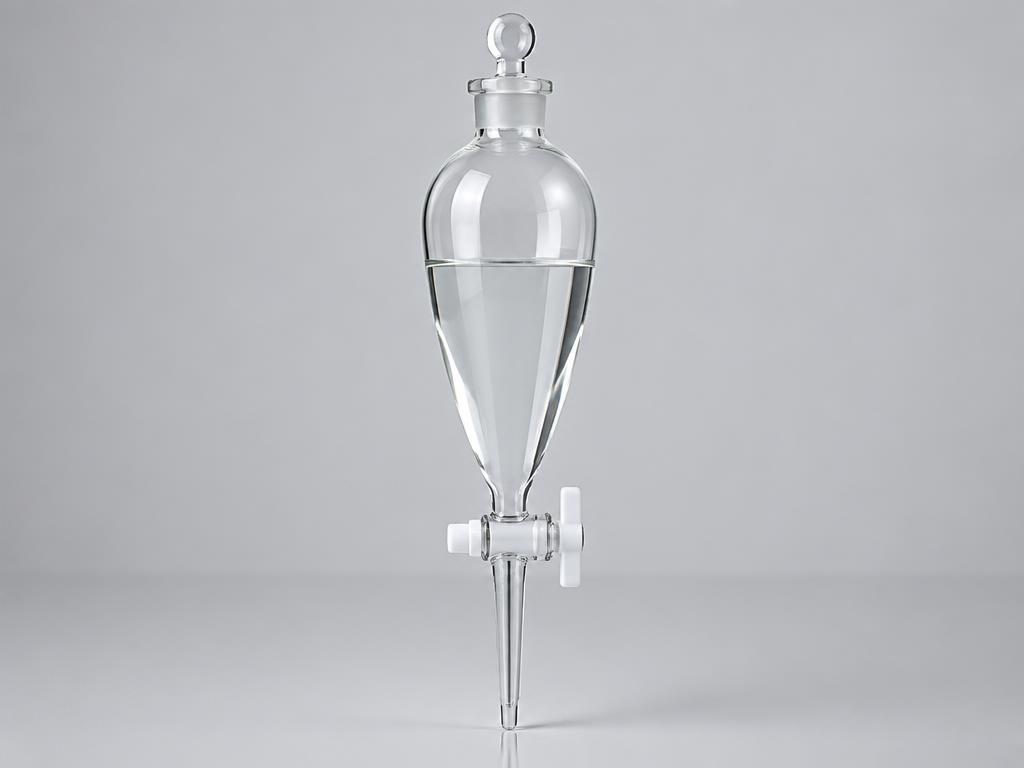Hexyl Glucoside — studio photograph of a transparent colourless liquid in a conical glass laboratory vessel