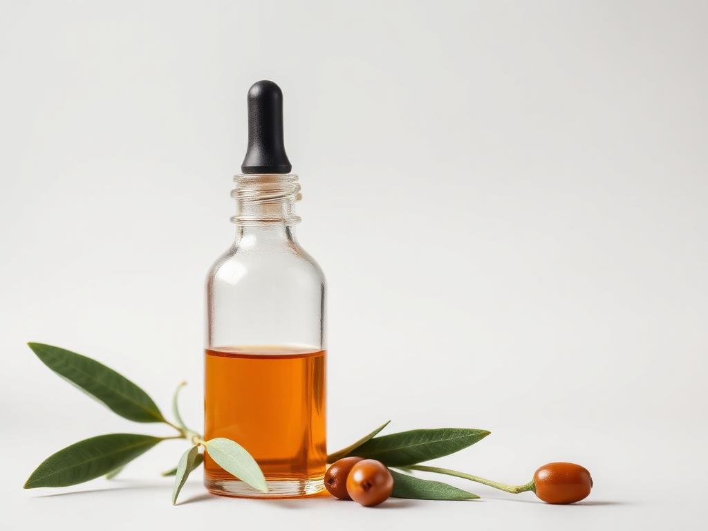 Hydroxytyrosol shown as a neutral studio product photograph of the bulk material