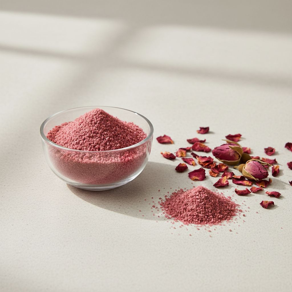 Illustrative studio sample of Instant Rose Tea Powder