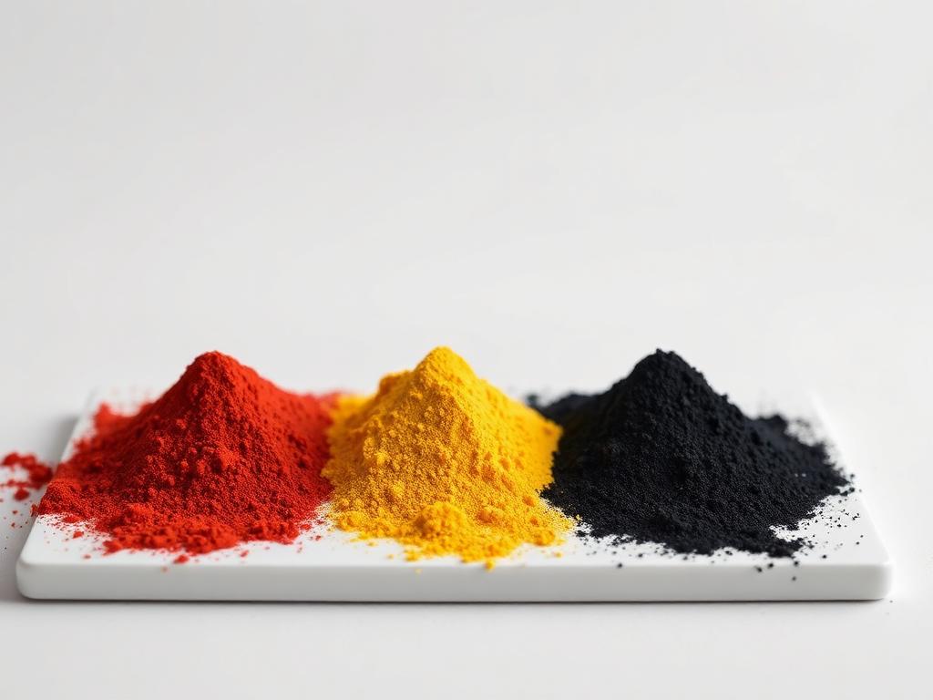 Iron Oxide Pigment — Concrete and Cast Stone Colour shown as an industrial studio product illustration