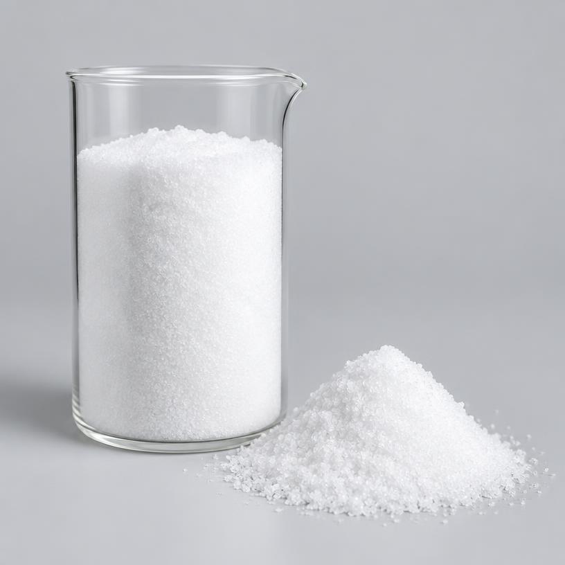 L-Arginine (Food Grade) — Food & Nutraceutical Grade — studio photograph of white crystalline powder, presented as a B2B sourcing category illustration