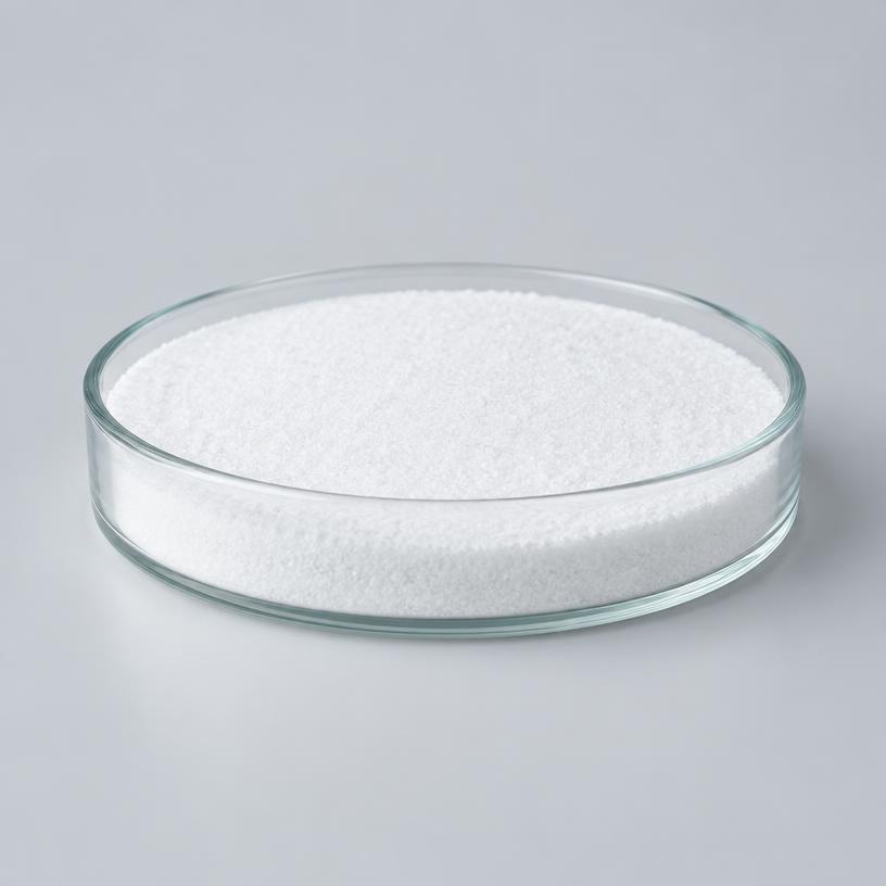 L-Glutamine (Food Grade) — Food & Nutraceutical Grade — studio photograph of white crystalline powder, presented as a B2B sourcing category illustration