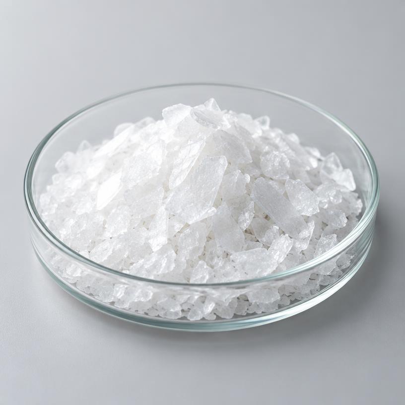 L-Phenylalanine — Supplement Grade — studio photograph of white crystalline powder, presented as a B2B sourcing category illustration