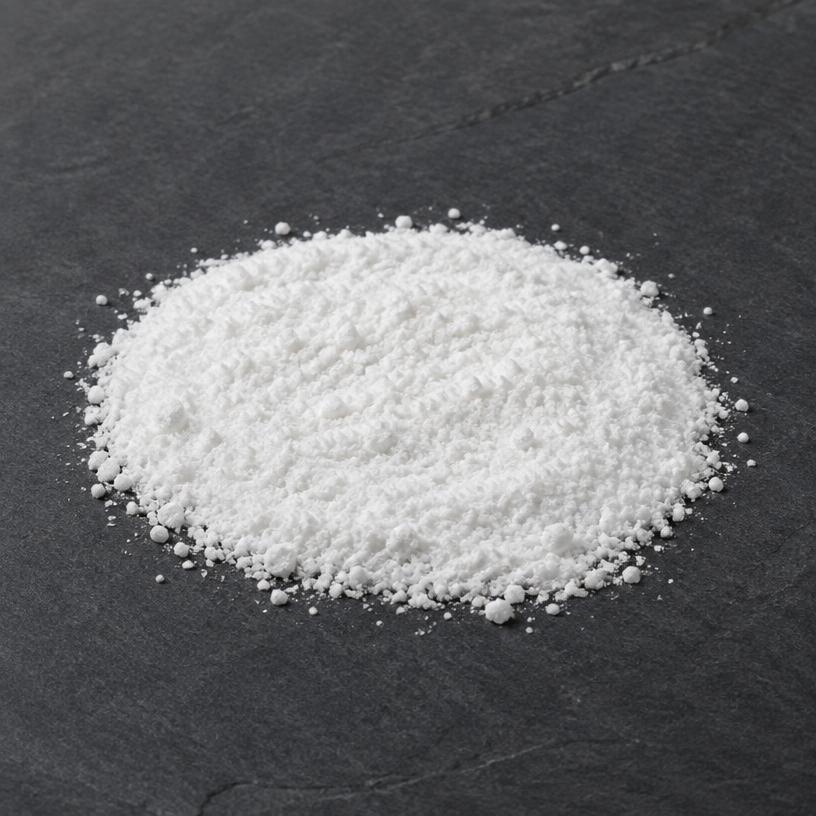 L-Serine — Supplement Grade — studio photograph of white crystalline powder, presented as a B2B sourcing category illustration