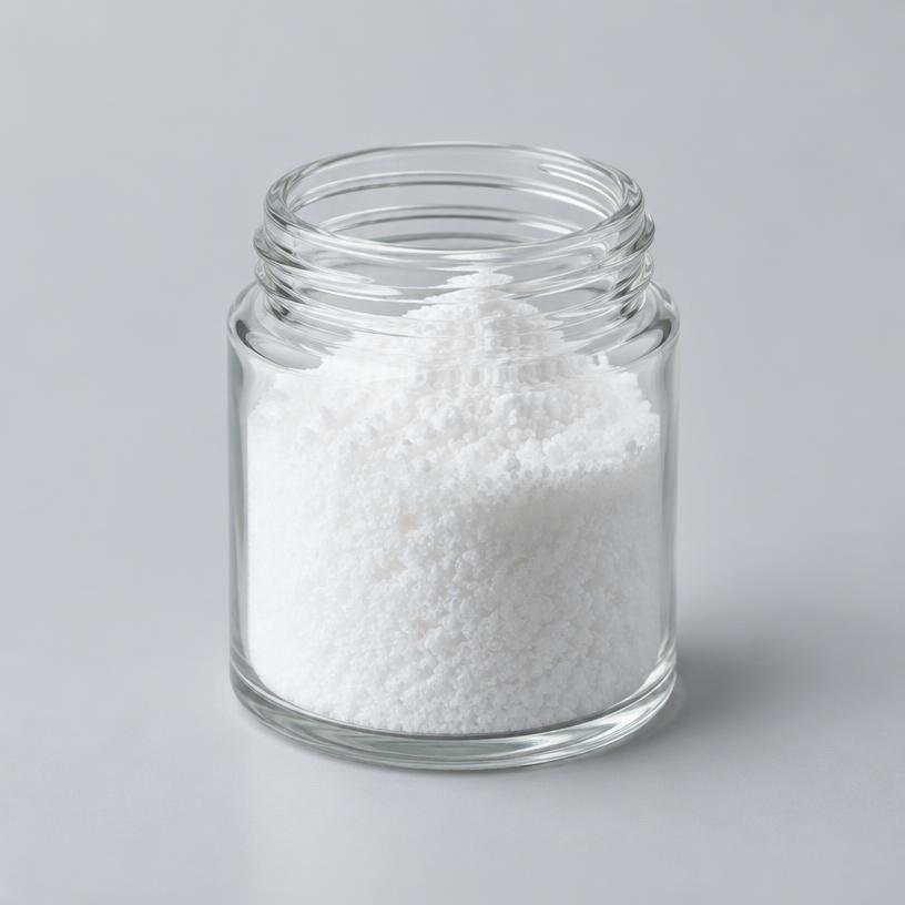 L-Threonine (Food Grade) — Food & Nutraceutical Grade — studio photograph of white crystalline powder, presented as a B2B sourcing category illustration