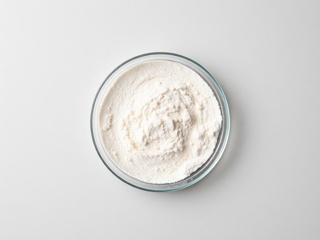 Lactobacillus Acidophilus shown as a neutral studio product photograph of the bulk material