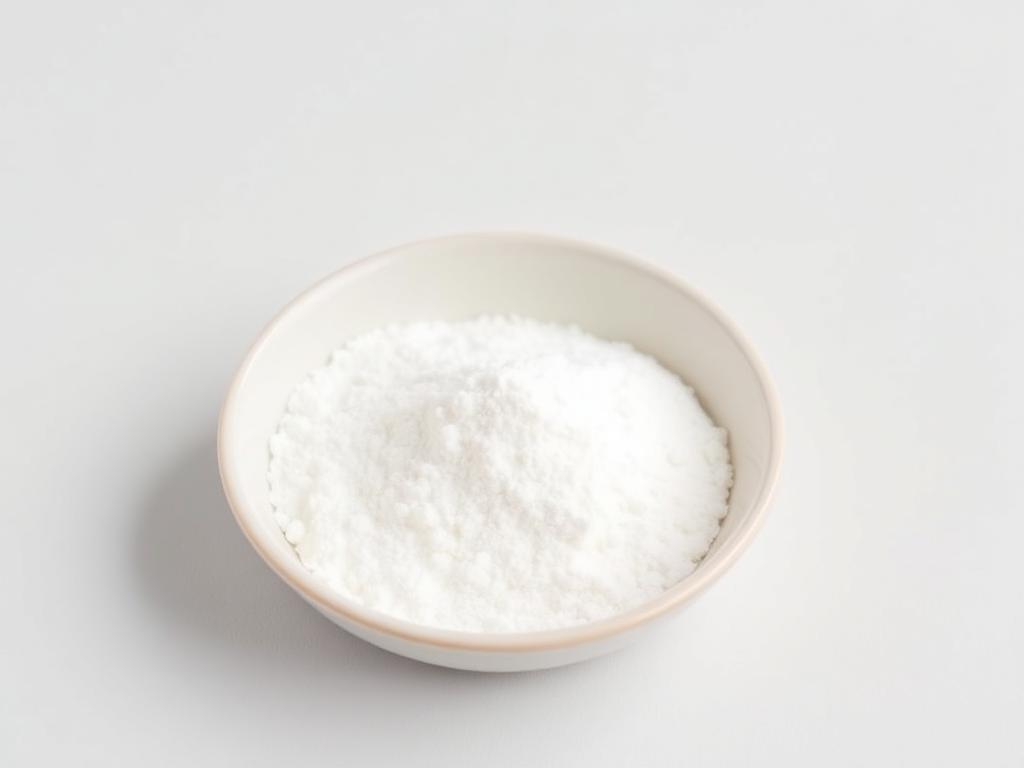 Lactose shown as a neutral studio product photograph of the bulk material