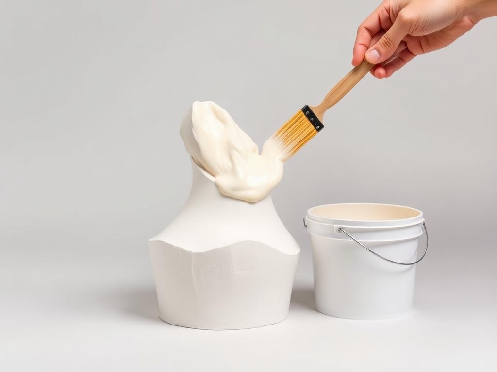 Liquid Latex Mould Rubber — Brush-Built Skin Moulds shown as an industrial studio product illustration