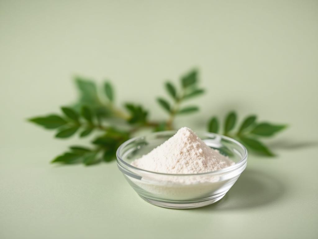 Madecassoside — studio photograph of the white to off-white powder as supplied in bulk