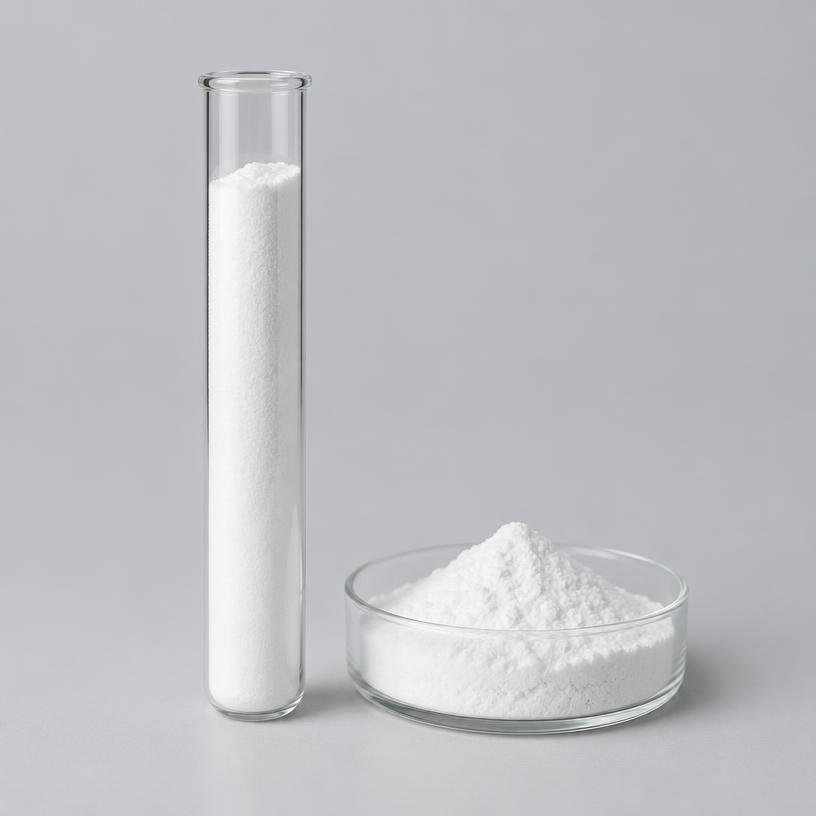 Magnesium Taurate — Food & Nutraceutical Grade — studio photograph of white powder, presented as a B2B sourcing category illustration